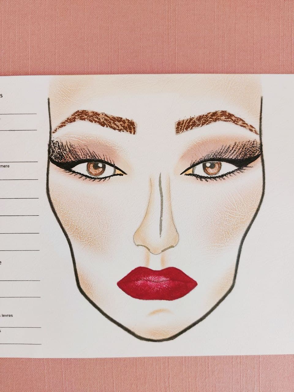 Como fazer Face Chart de Maquiagem, Curso Online – Daniele Holdorf